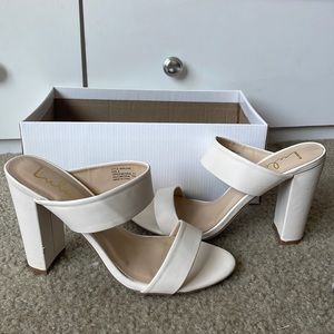 Lulu’s White Heels
